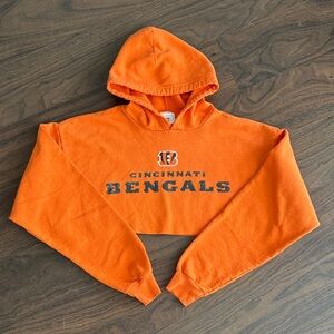 Cropped Vintage Cincinnati Bengals Sweatshirt